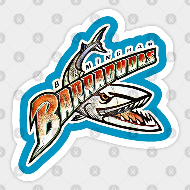 Birmingham Barracudas Football Sticker by Kitta’s Shop